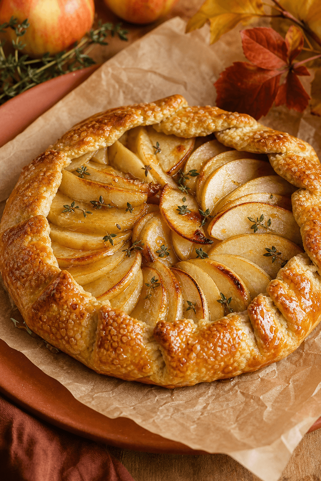 Honey Apple & Thyme Galette