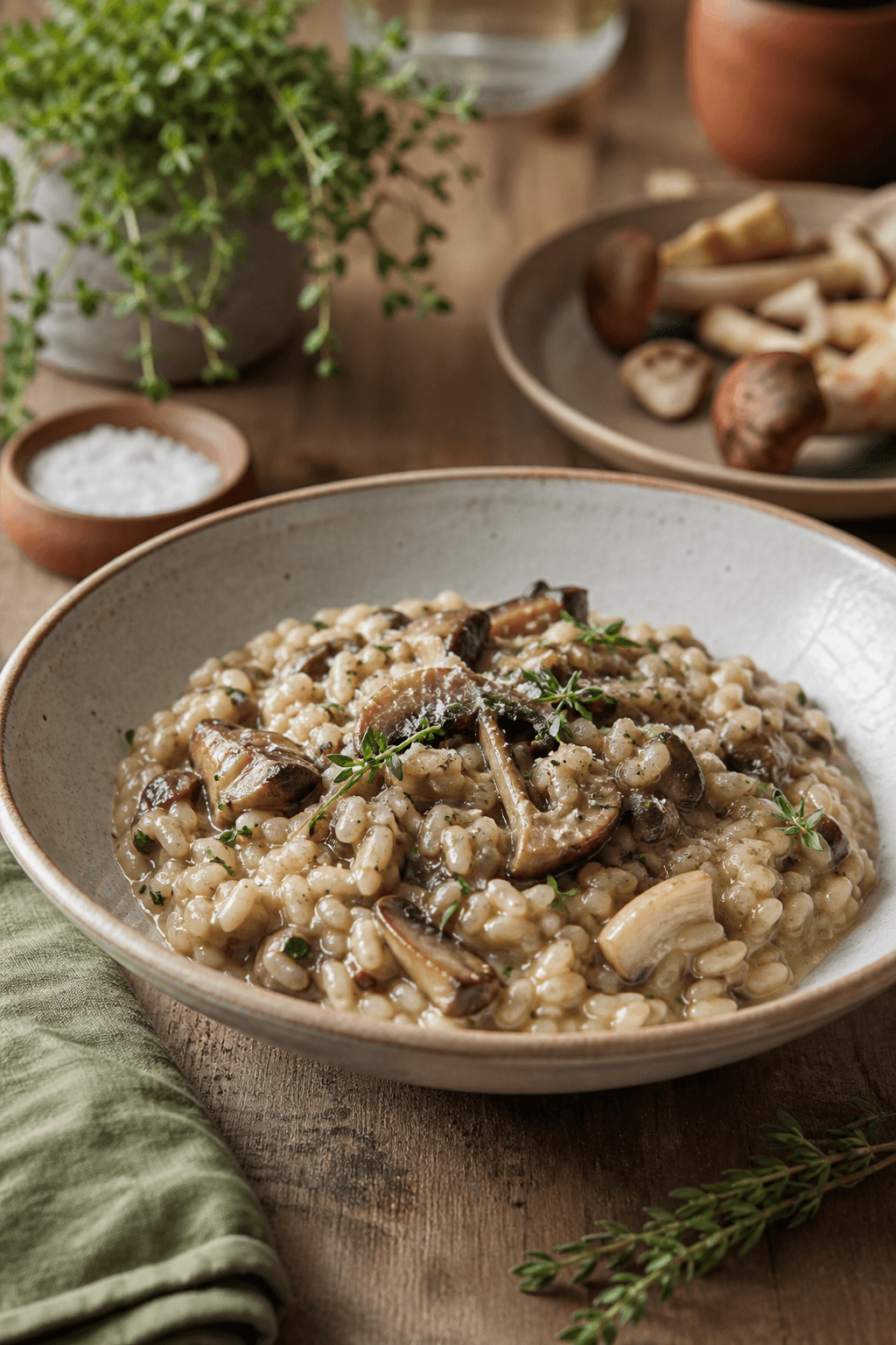 Forest Mushroom & Thyme Risotto