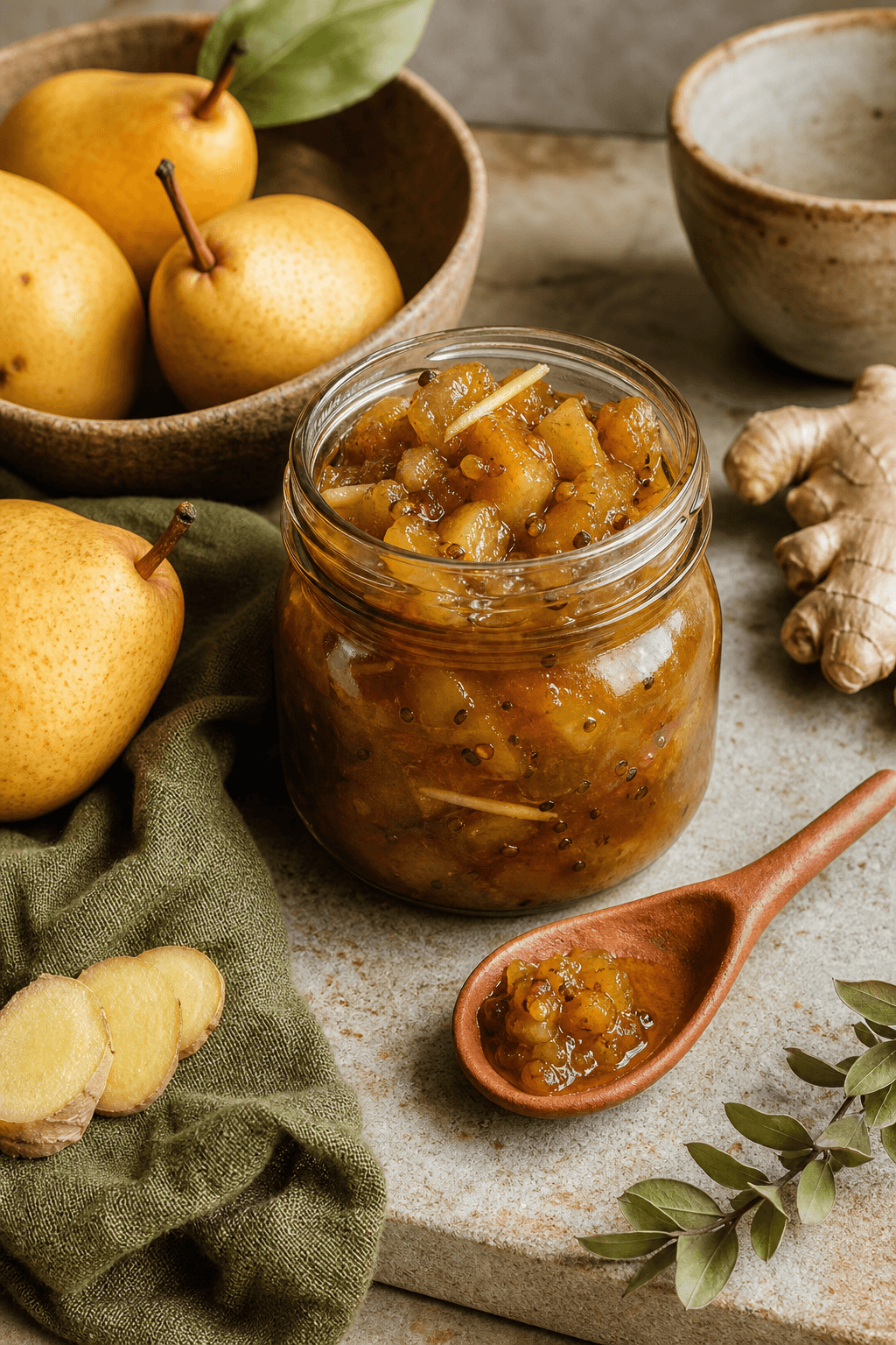Spiced Pear & Ginger Preserve